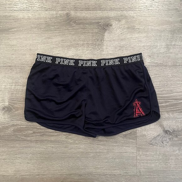 Victoria's Secret PINK MLB Mesh Shorts (Los Angeles Angels of Anaheim) - Picture 2 of 5
